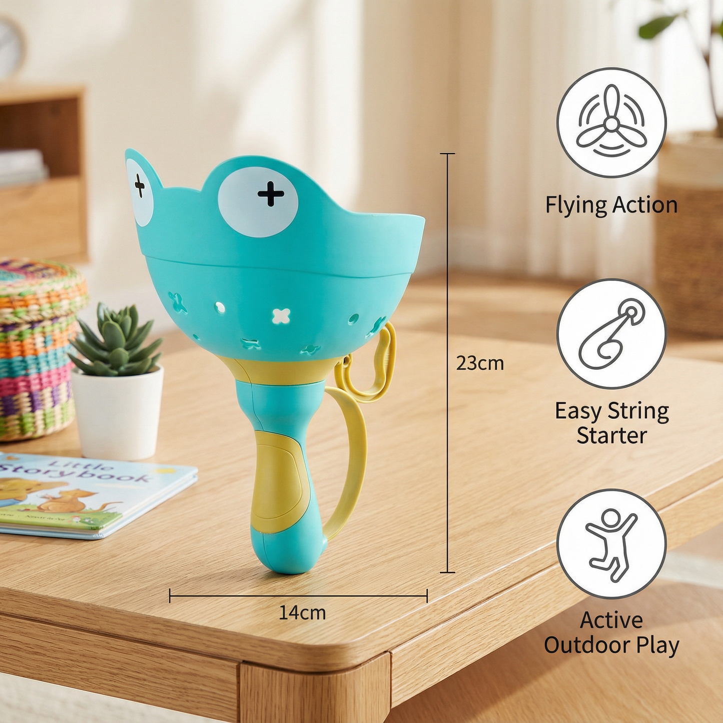 Flying Propeller Toy with String Starter