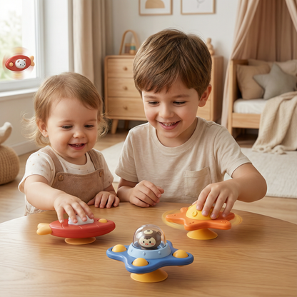 Montessori Suction Cup Spinner – Rotating Educational Toy