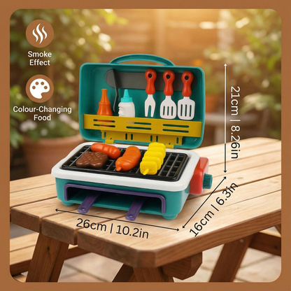 My first BBQ Grill – Children's Kitchen with Smoke Effect and Colour-Changing Food