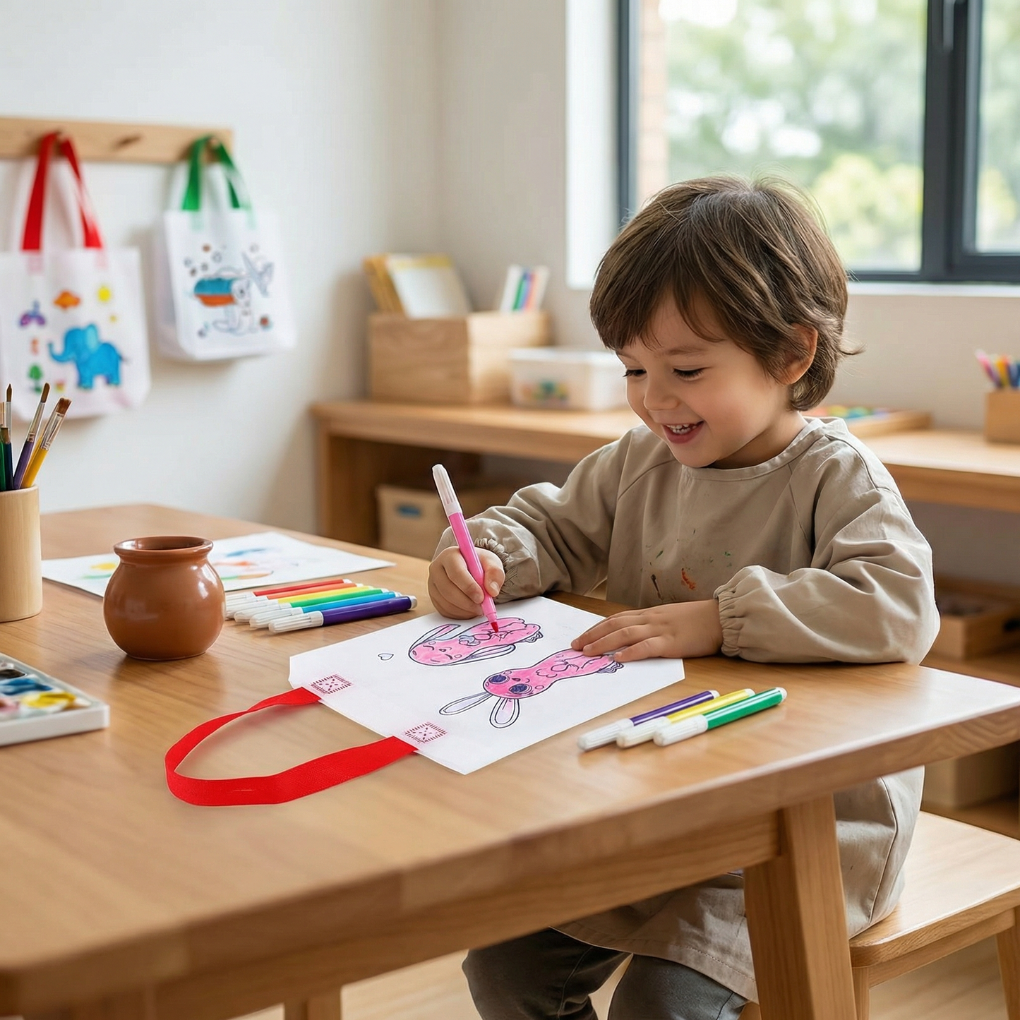 DIY Painting Bag Set with Pens