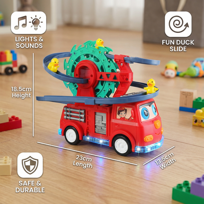 Firefighter Duck Slide Car