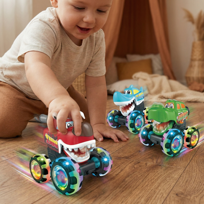 Luminous monster truck toy cars