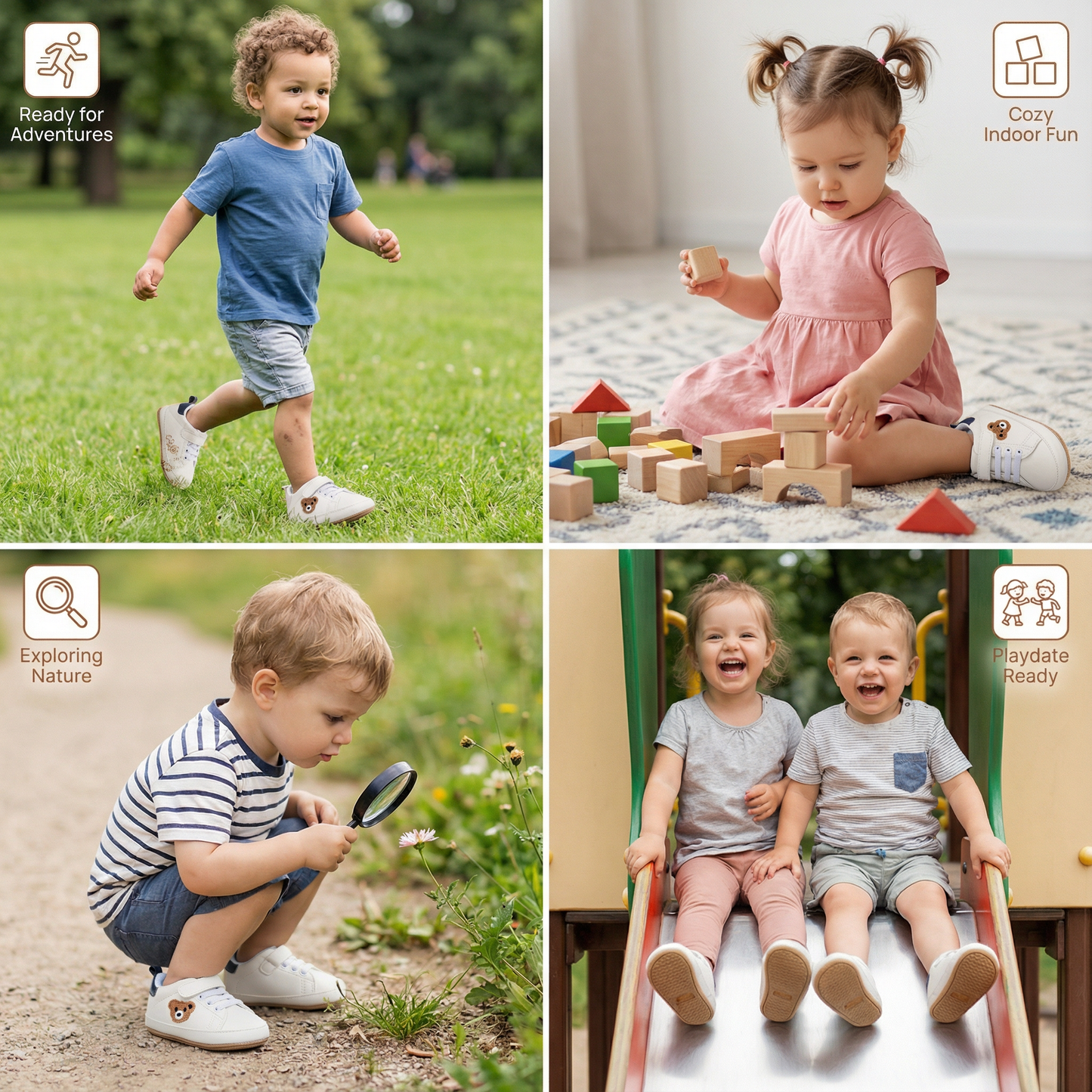 Toddler Shoes in a Cute Bear Design