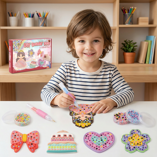 Magical Bead Painting – DIY Set for Kids