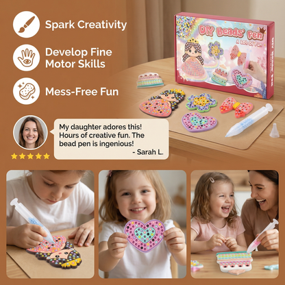 Magical Bead Painting – DIY Set for Kids