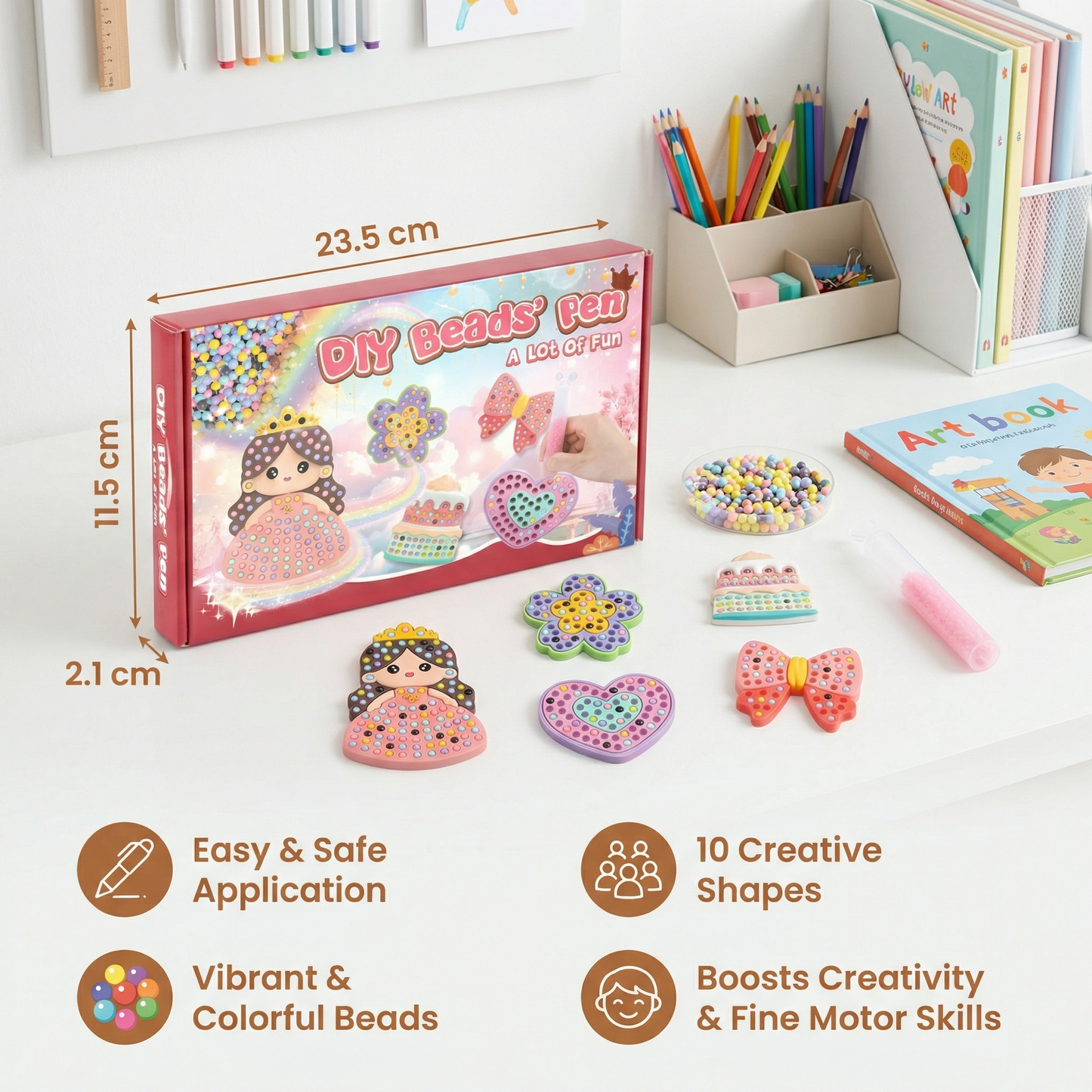 Magical Bead Painting – DIY Set for Kids