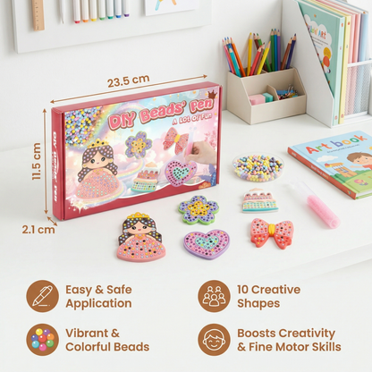 Magical Bead Painting – DIY Set for Kids