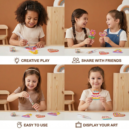 Magical Bead Painting – DIY Set for Kids