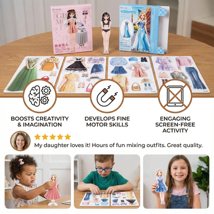 Magnetic Fashion Play Set for Children